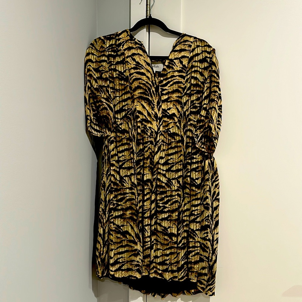 BA&SH tiger print dress size 2